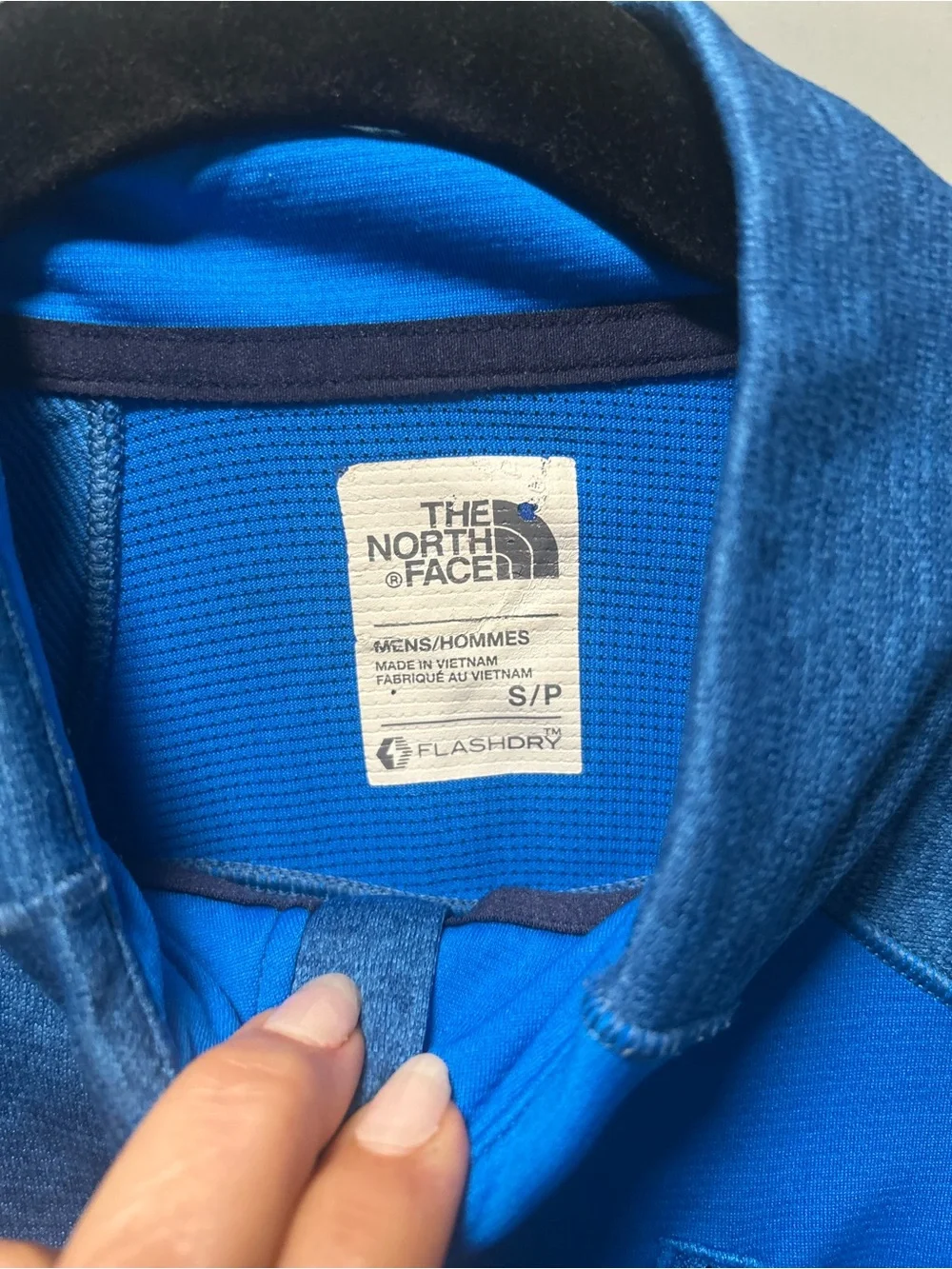 THE NORTH FACE FLASHDRY Half Zip Top Active Wear Men’s Size S Melange